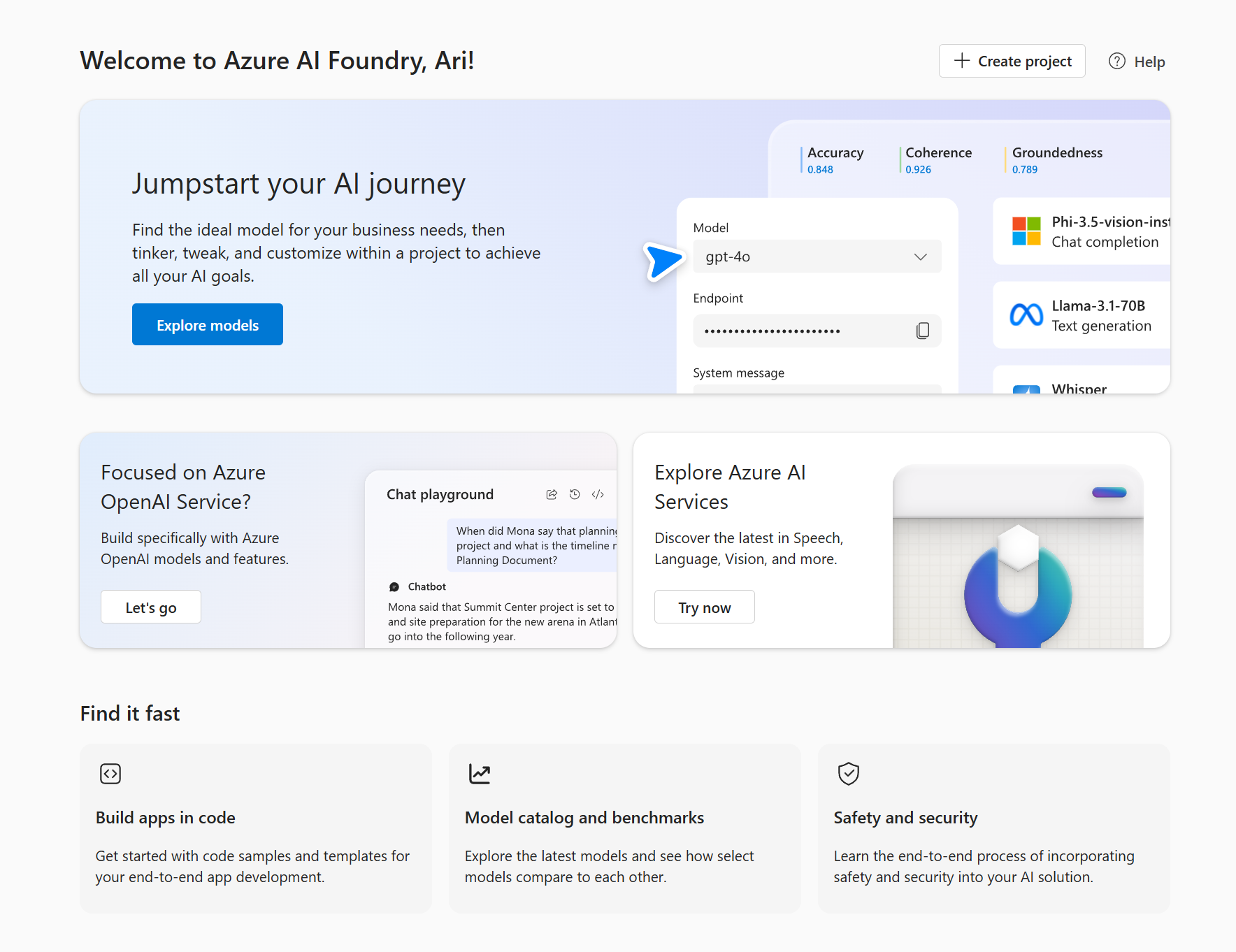Copilot 15 Azure-ai-foundry