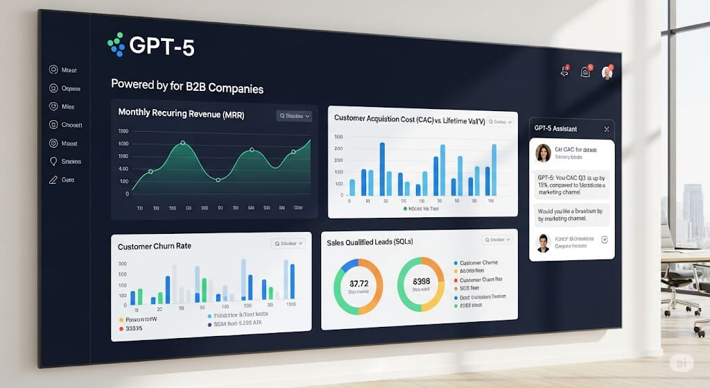 dashboard KPI con gpt-5 per aziende b2b