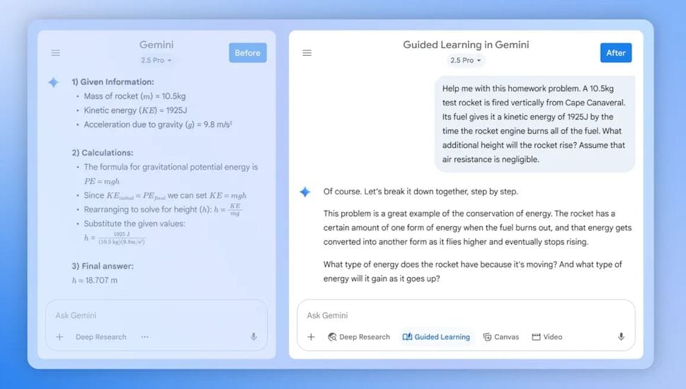 google gemini guided learning mode google gemini guided learning mode